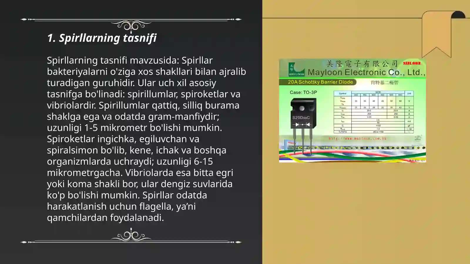 Spirllarning tasnifi 3