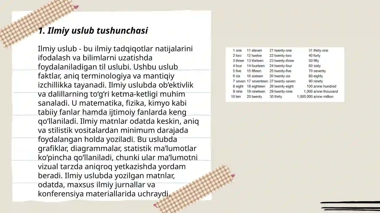 Ilmiy uslub va uning xususiyatlari 3