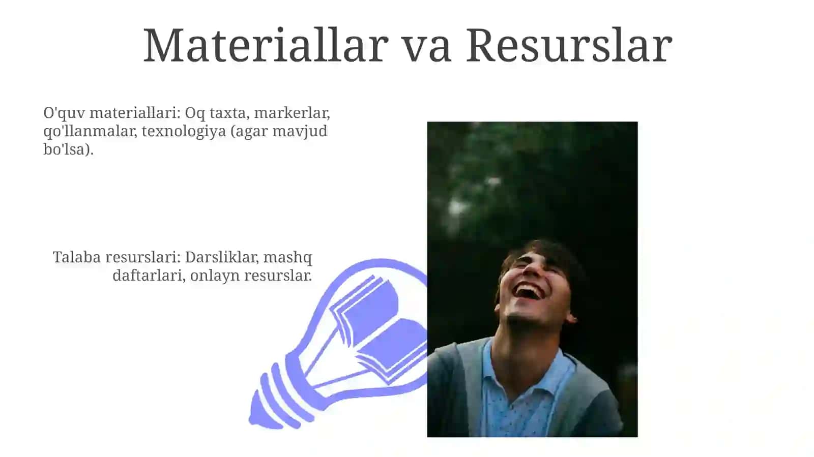 Darsni tashkil qilishga tayyorgarlik (bir soatlik dars rejasi) 3