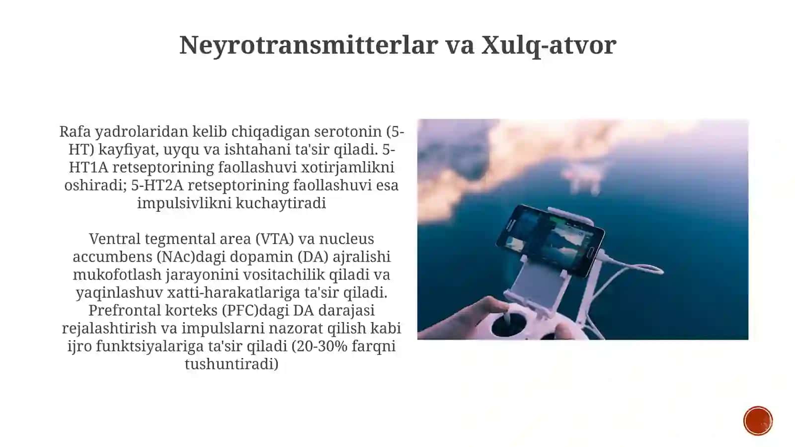 Neyrotransmitterlar va Xulq-atvor 3
