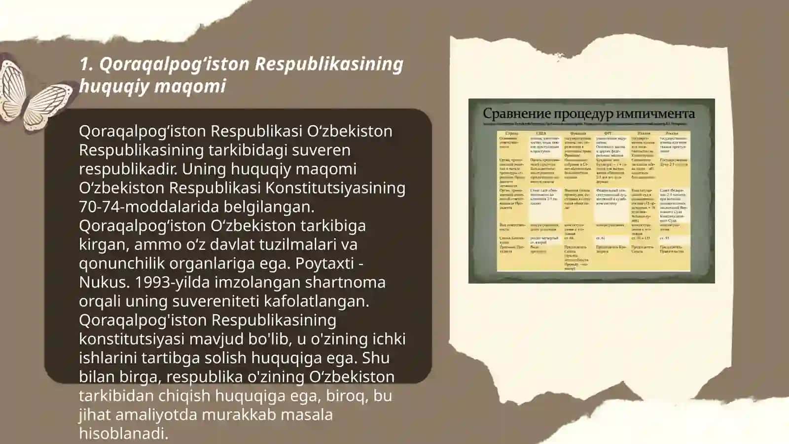 Qoraqalpogʻiston Respublikasi konstitutsiyasi va davlat tuzilishi 3