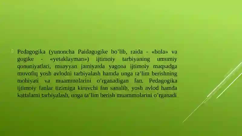 Pedagogika fanining predmeti 3