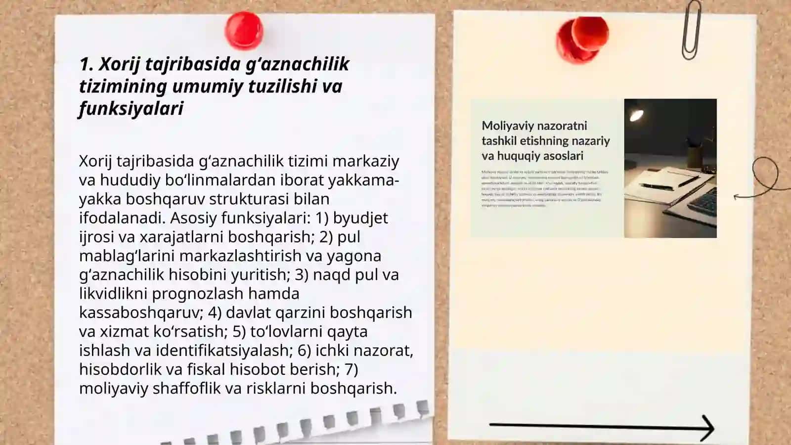 Xorij tajribalari - Gʻaznachilik faoliyatini tashkil etishning xorij tajribalari 3