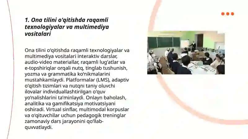 Ona tilini oʻqitishda raqamli texnologiyalar va multimediya vositalari 3