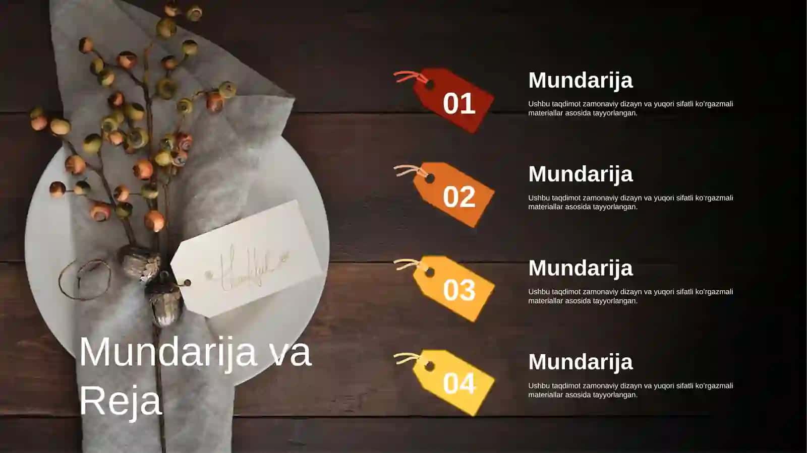 Minnatdorchilik Kuni Tarixi va Madaniy An'analari Taqdimoti (48 Slayd) 3