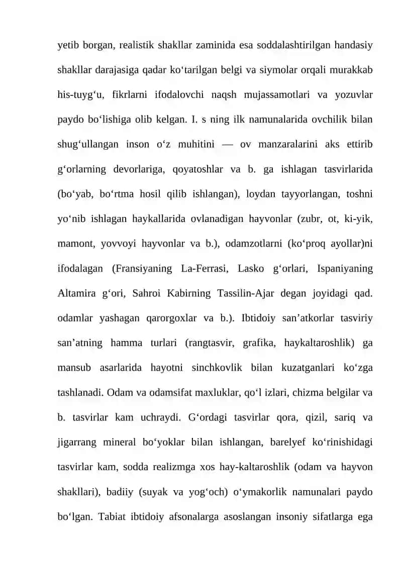 Ibtidoiy jamoa san’ati 3