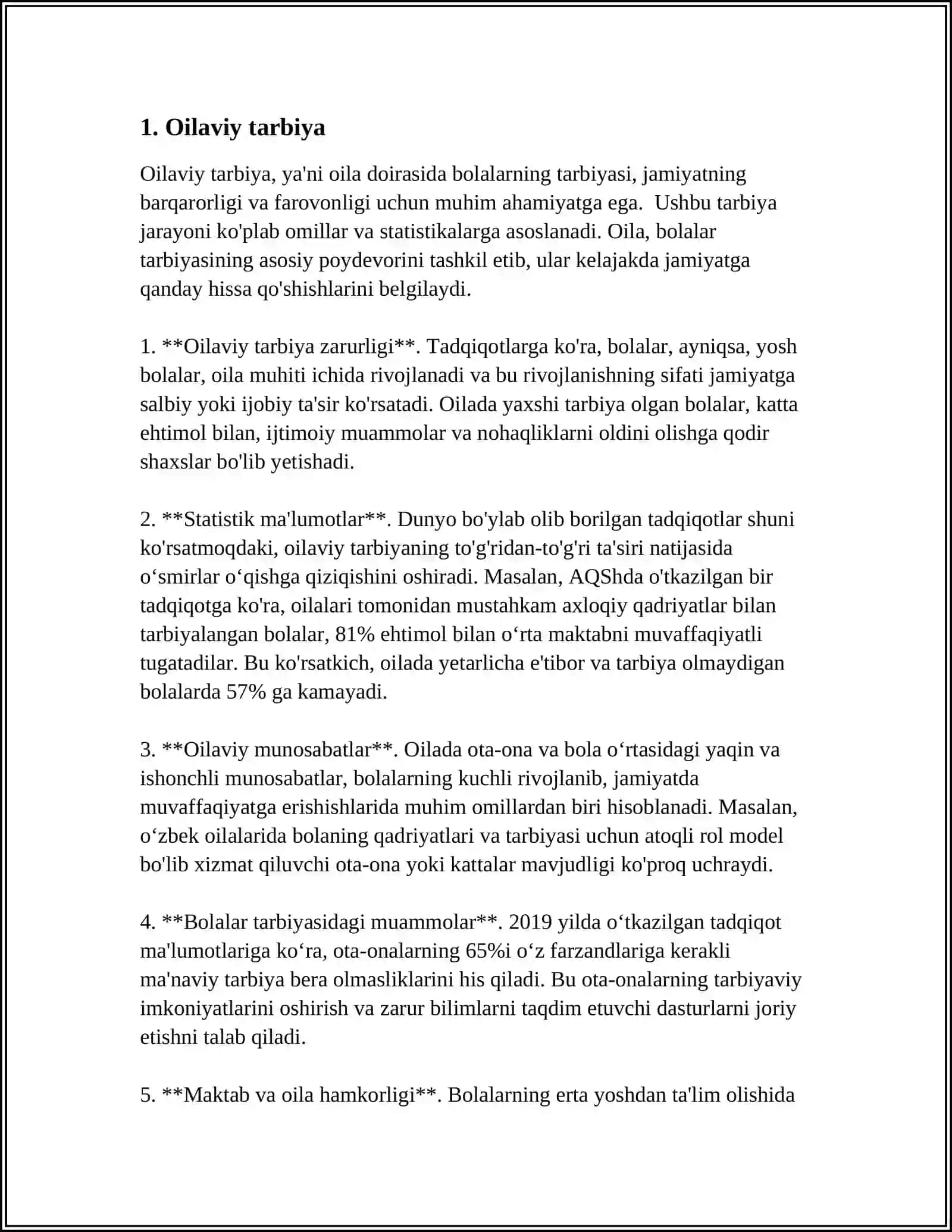 TARBIYA TURLARI 3