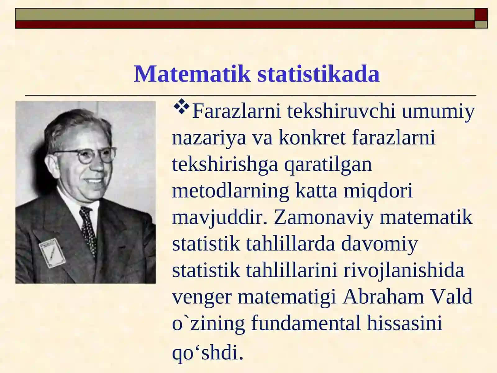 Matematik statistika 3