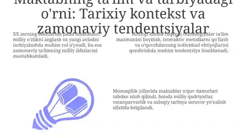 Maktabning taʼlim tarbiyadagi oʻrni 3