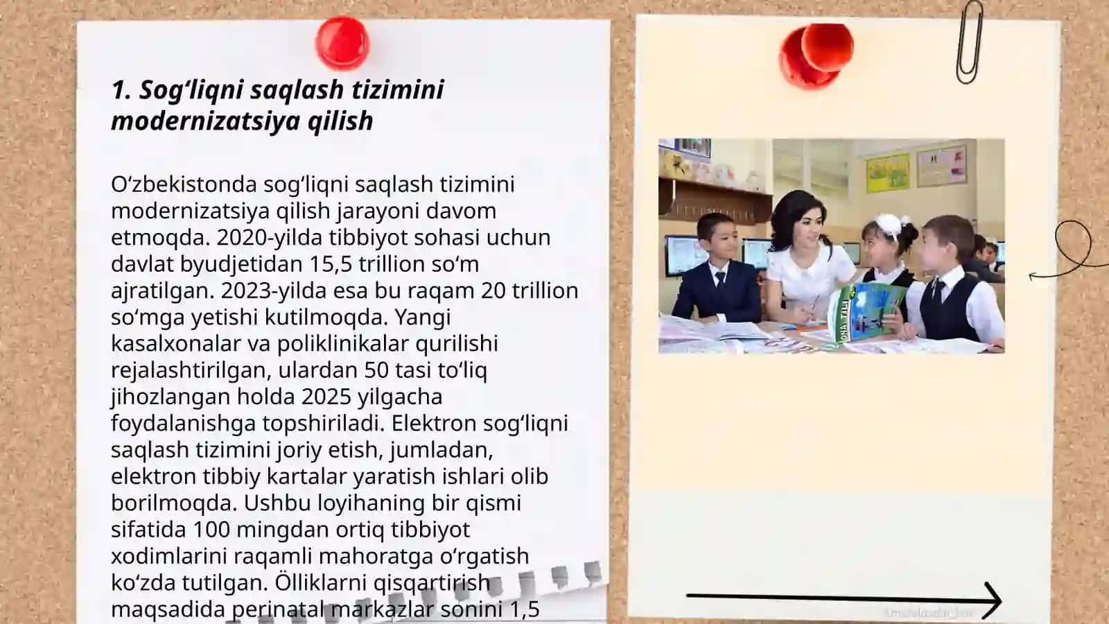 Sogʻliqni saqlash islohotlar va ularning mazmun mohiyati 3