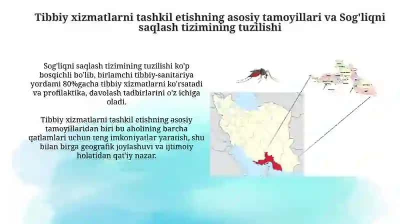 Aholiga Tibbiy hizmat va sanitariya epidemiologiya hizmatini tashkil etishning asosiy tamoyillari 3