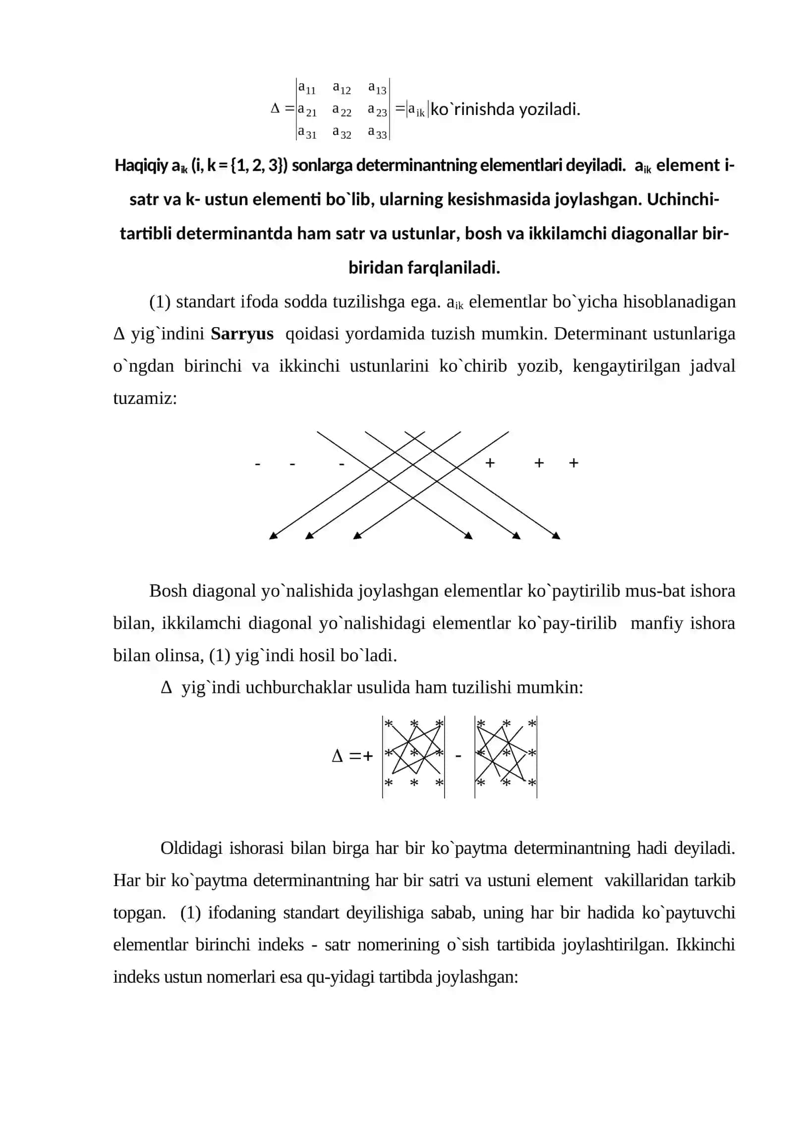 Ikkinchi-tartibli determinantlar 3