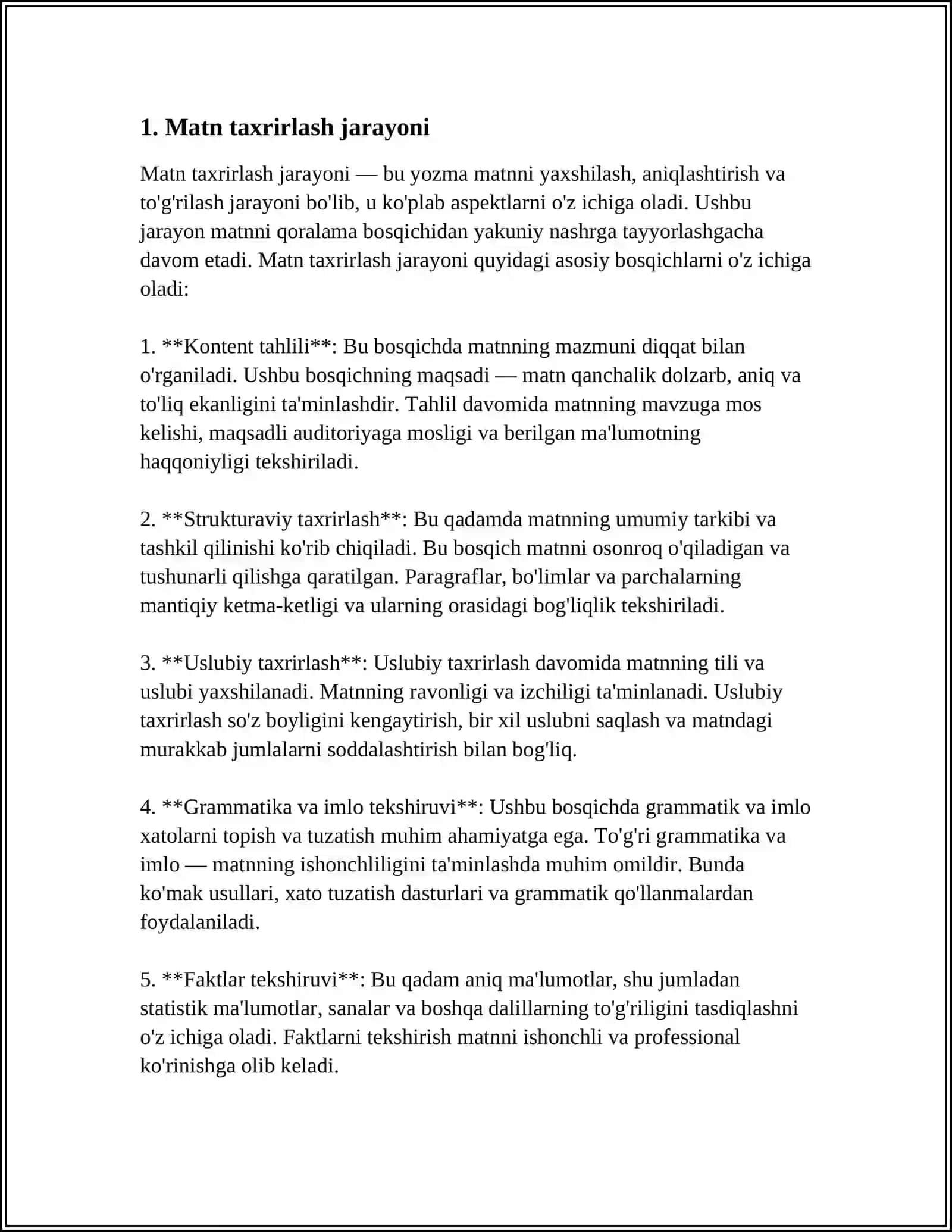 WORD MATN TAXRIRLAGICHIDA HISOBLASH ISHLARINI BAJARISH 3