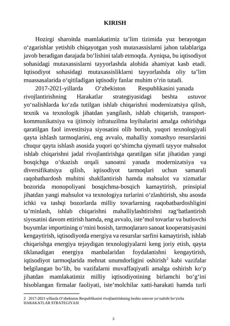 Mikroiqtisodiyot. Makroiqtisodiyot: Darslik 3