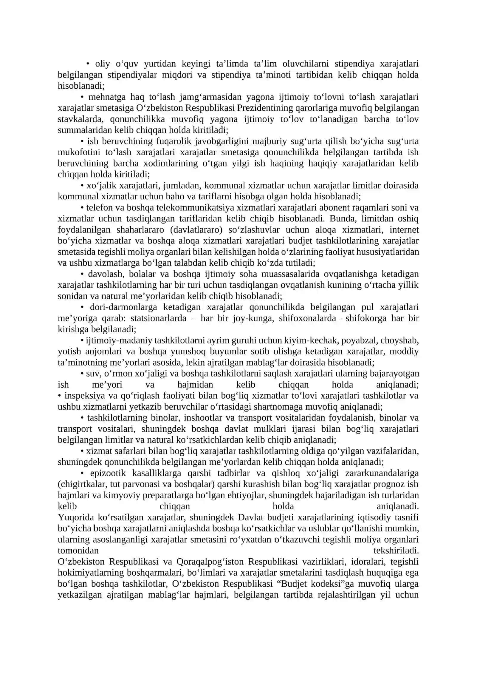 Budjet TASHKILOTLARIDA Byudjet VA ByudjetDAN TASHQARI MABLAG‘LAR BO‘YICHA DAROMADLAR VA XARAJATLAR SMETALARI HAMDA SHTATLAR JADVALINI TUZISH, TASDIQLASH VA TAQDIM ETISH TARTIBI 3