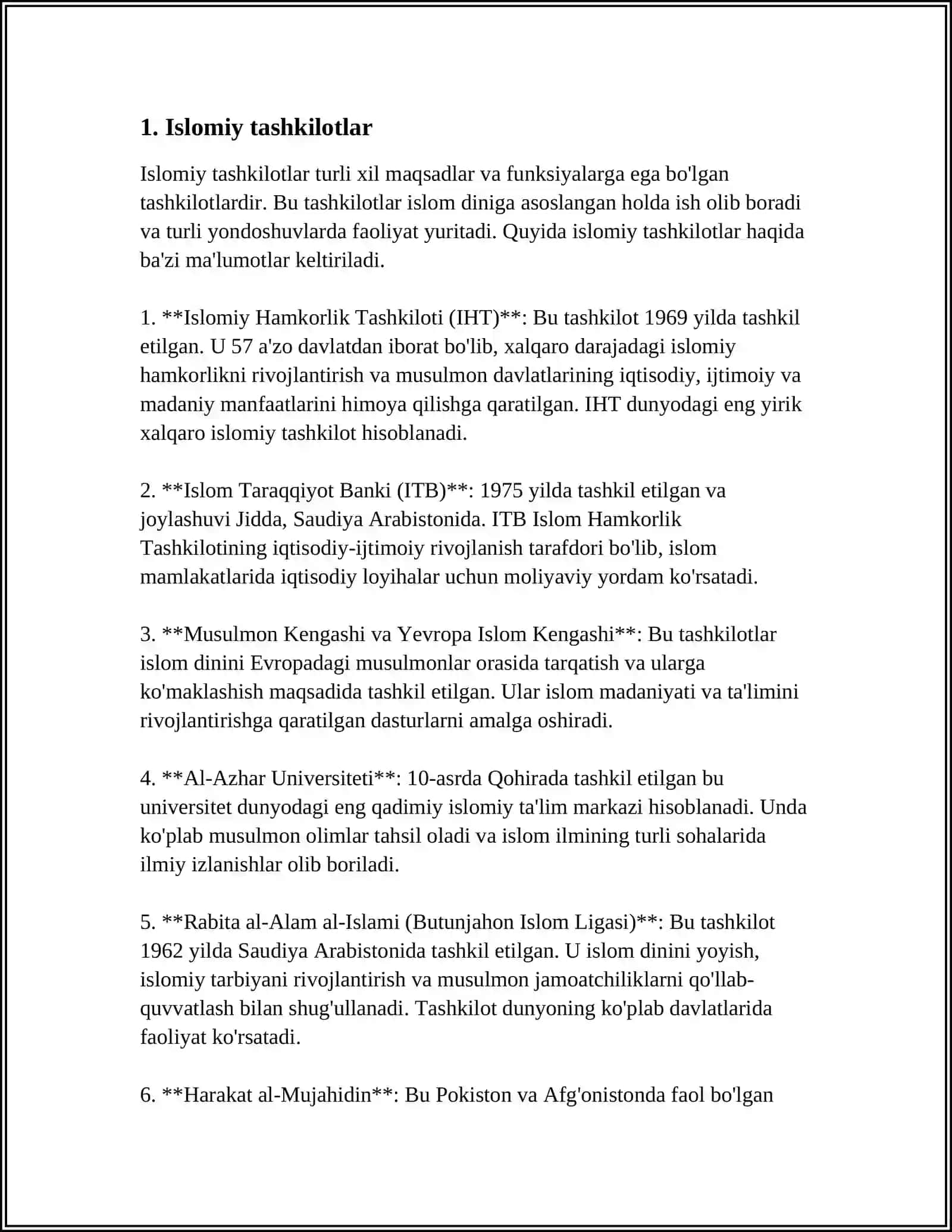 OʻZBEKISTONDA FAOLIYAT YURITUVCHI DINIY TASHKILOTLAR 3
