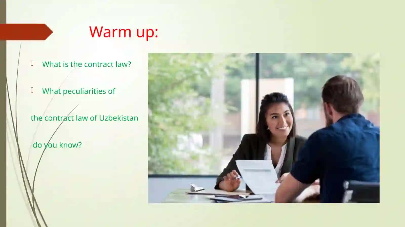 Lesson 2.29.The language of employment law. Finding a job. Working in employment law 3