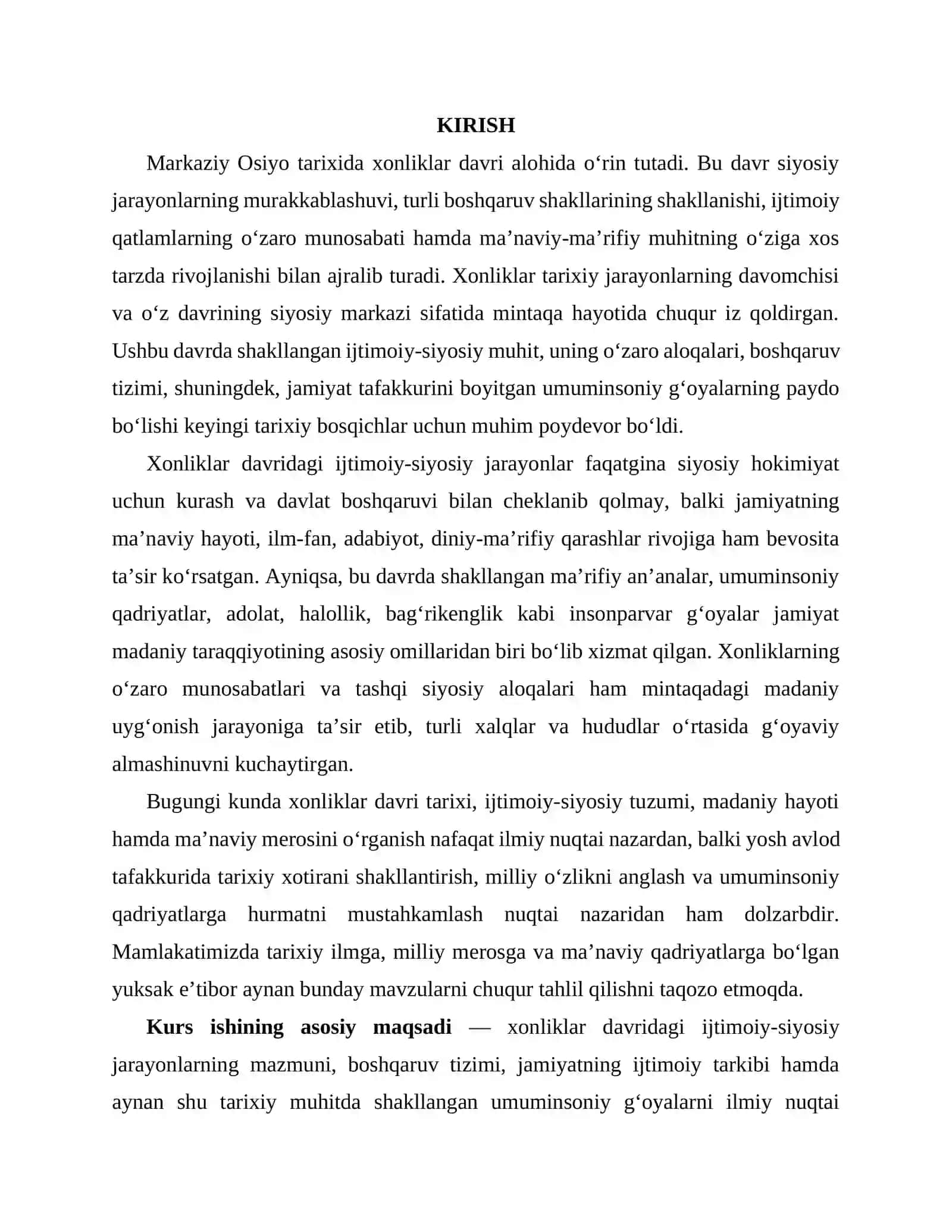 Xonliklar Davrida Ijtimoiy-Siyosiy Muhit Va Umuminsoniy Gʻoyalarni Shakllanishi 3