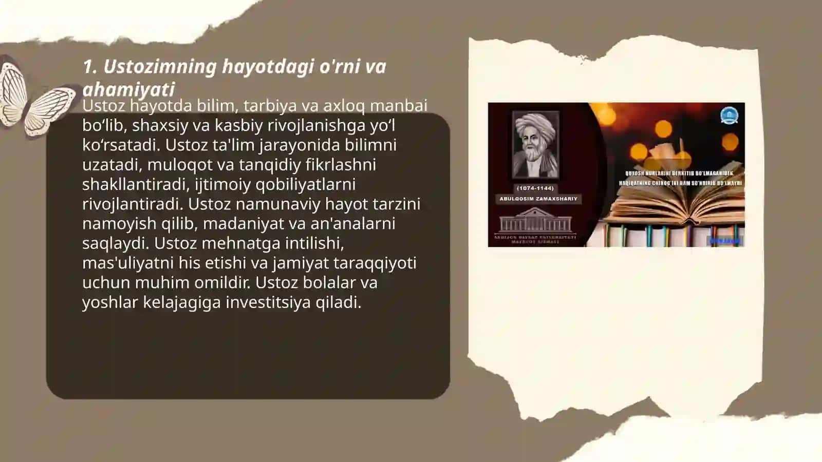 Ustozim - hayiotim chirog'i 3