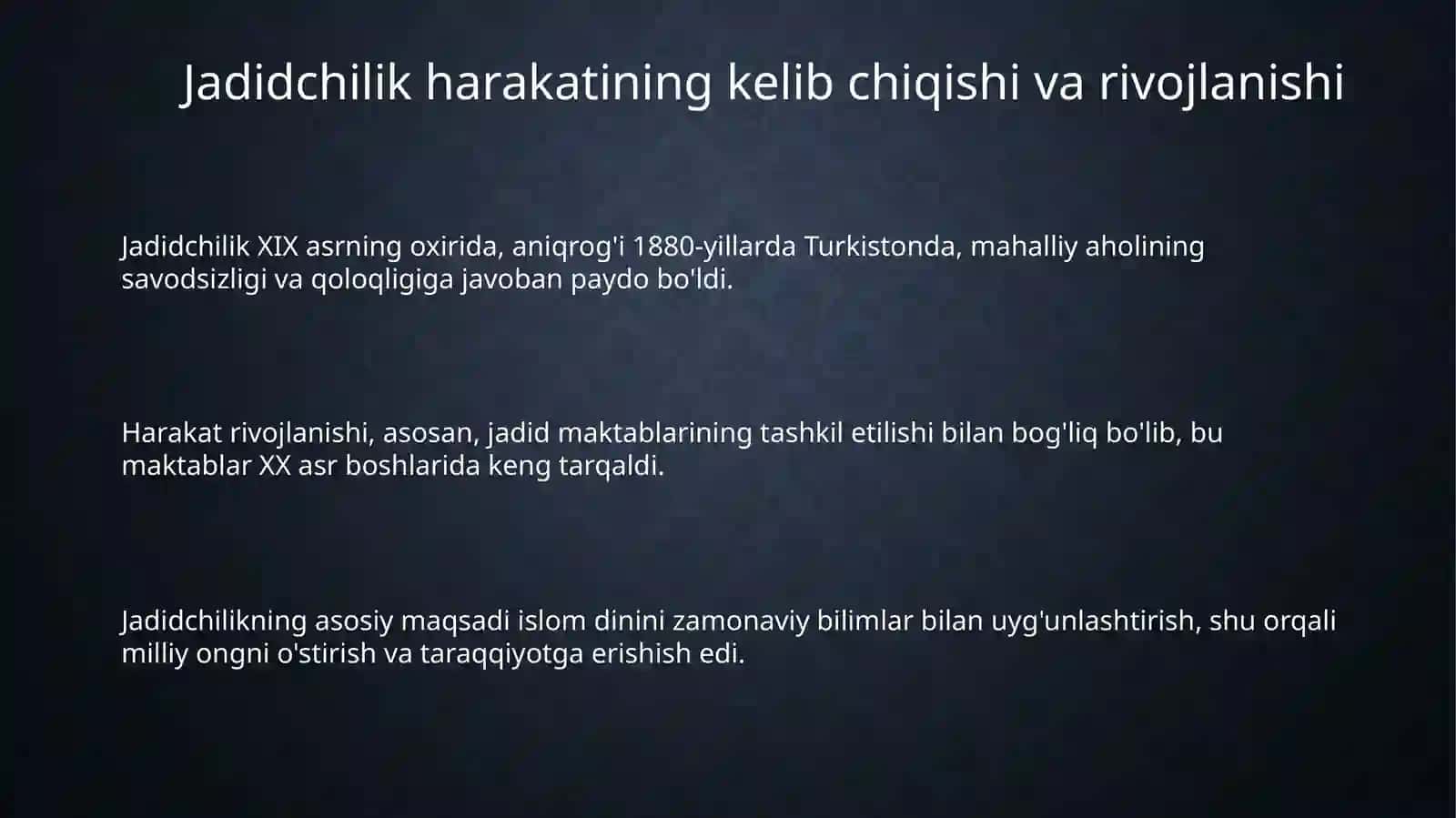 Jadidchilik harakatiningfaoliyati 3