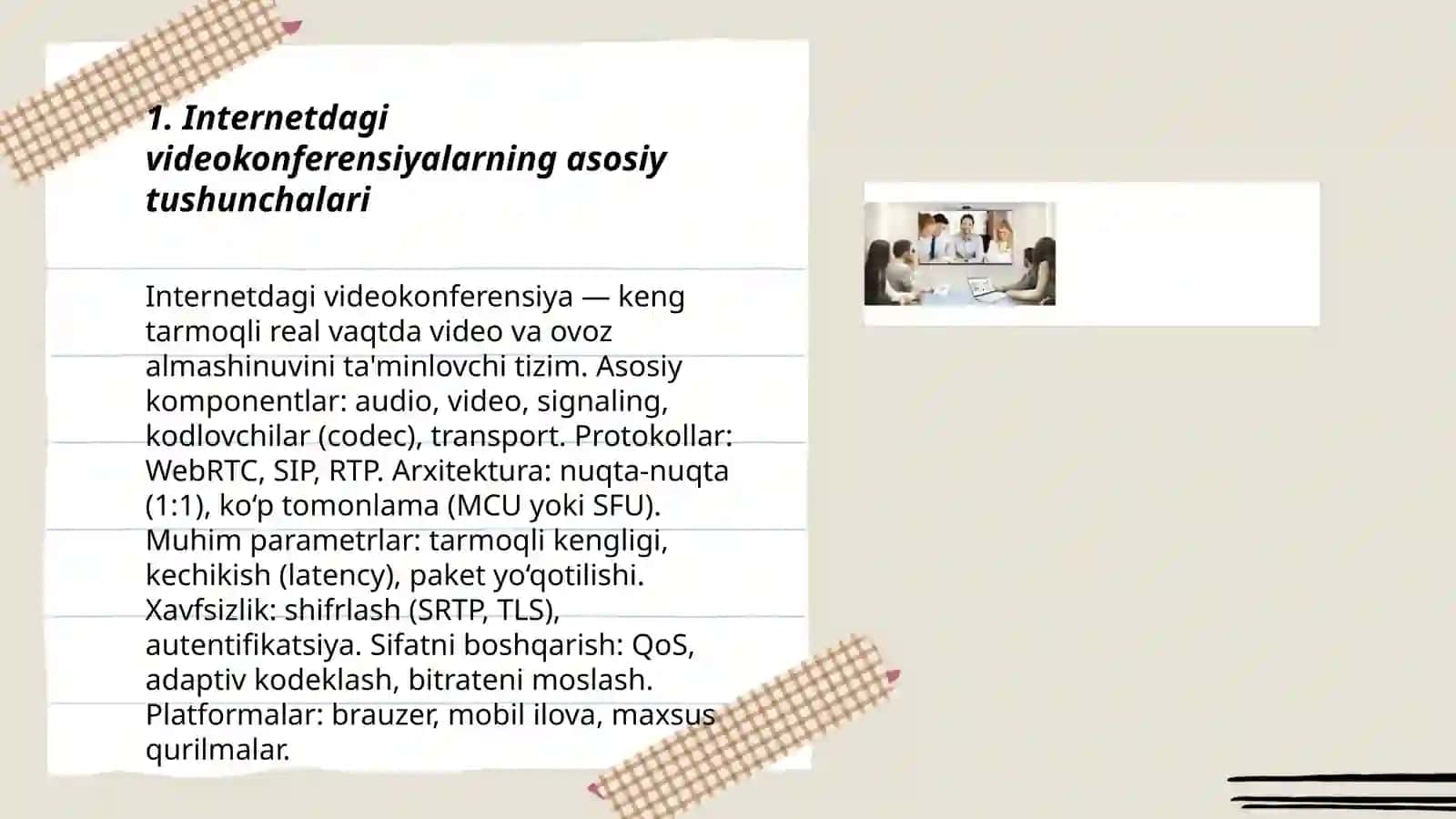 Internetdagi videokonferensiyalar 3