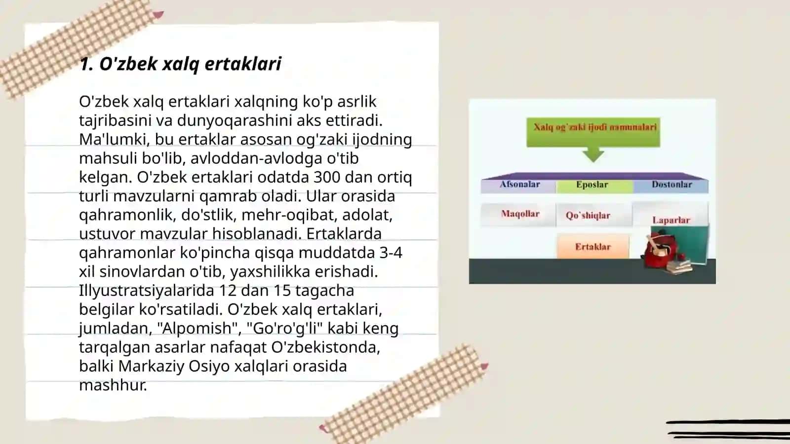 Xalq og'zaki ijodi janrlari 3