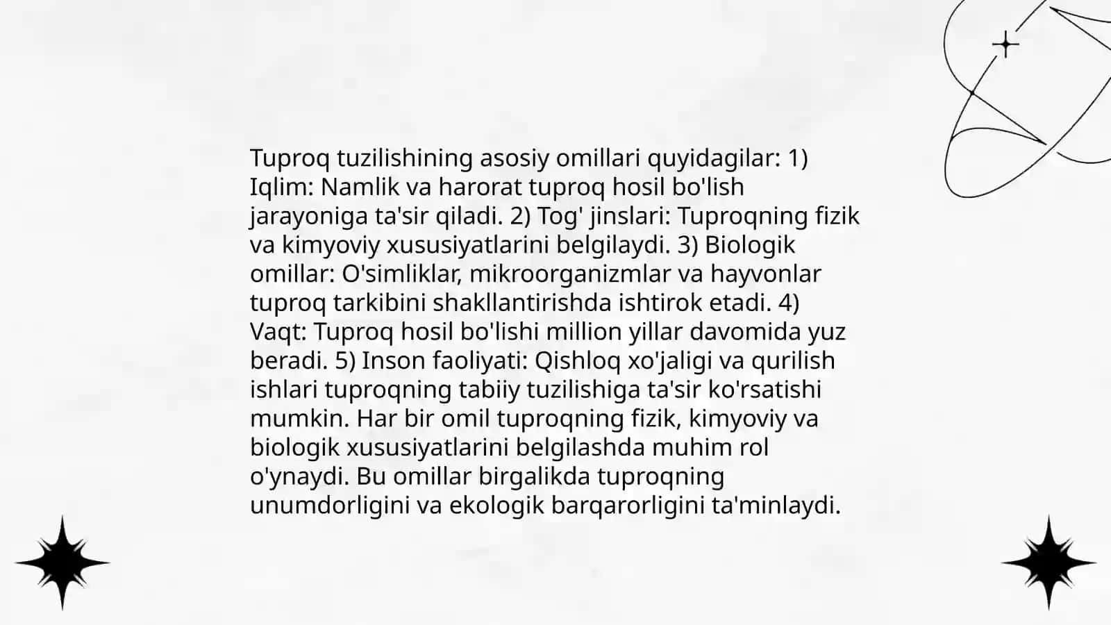 Tuproq tuzilishi,kimyoviy tarkibi va uning gigiyenik epidimiologik ahamiyati 3