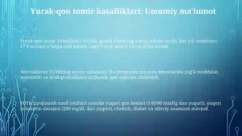 Yurak-qon tomir kasalliklari 3