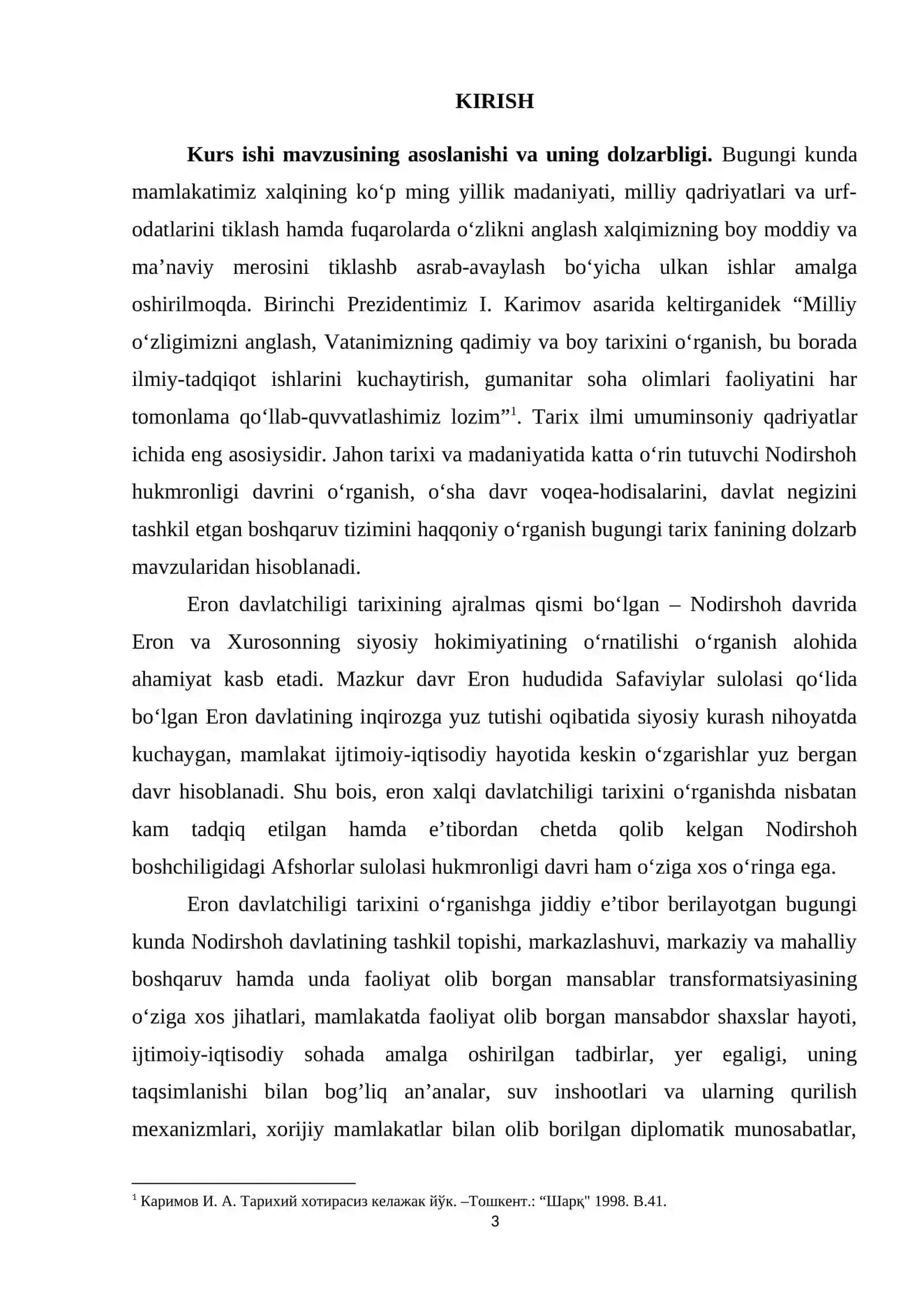 Nodirshoh davlatining yuksalishi va taraqqiyoti. Afshorlarning inqirozi 3