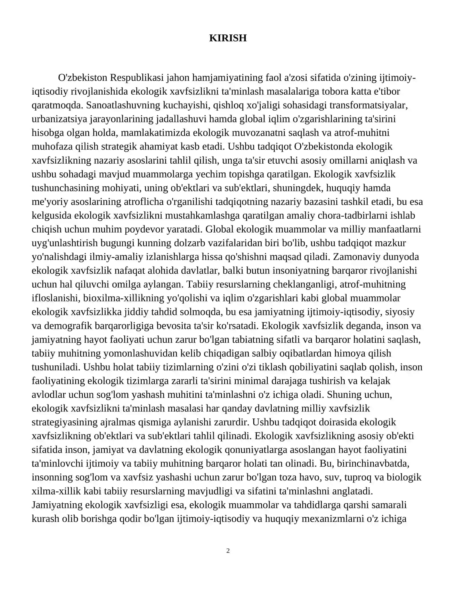 Ekologik xavfsizlik 3