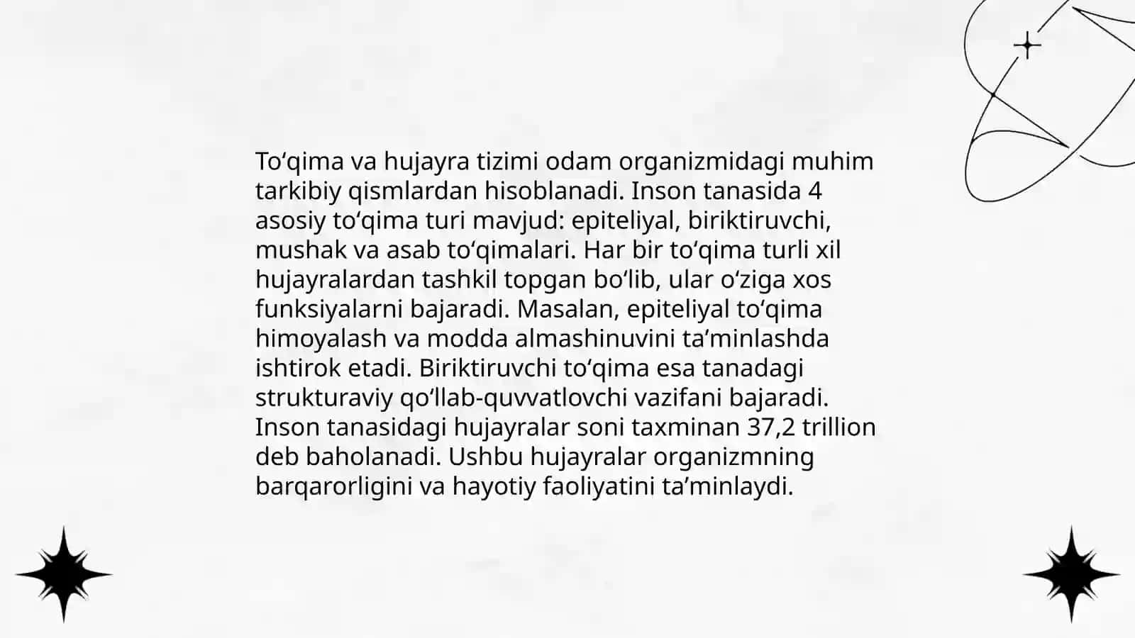 Oʻsmliklar toqimasi xillari va vazifalari 3