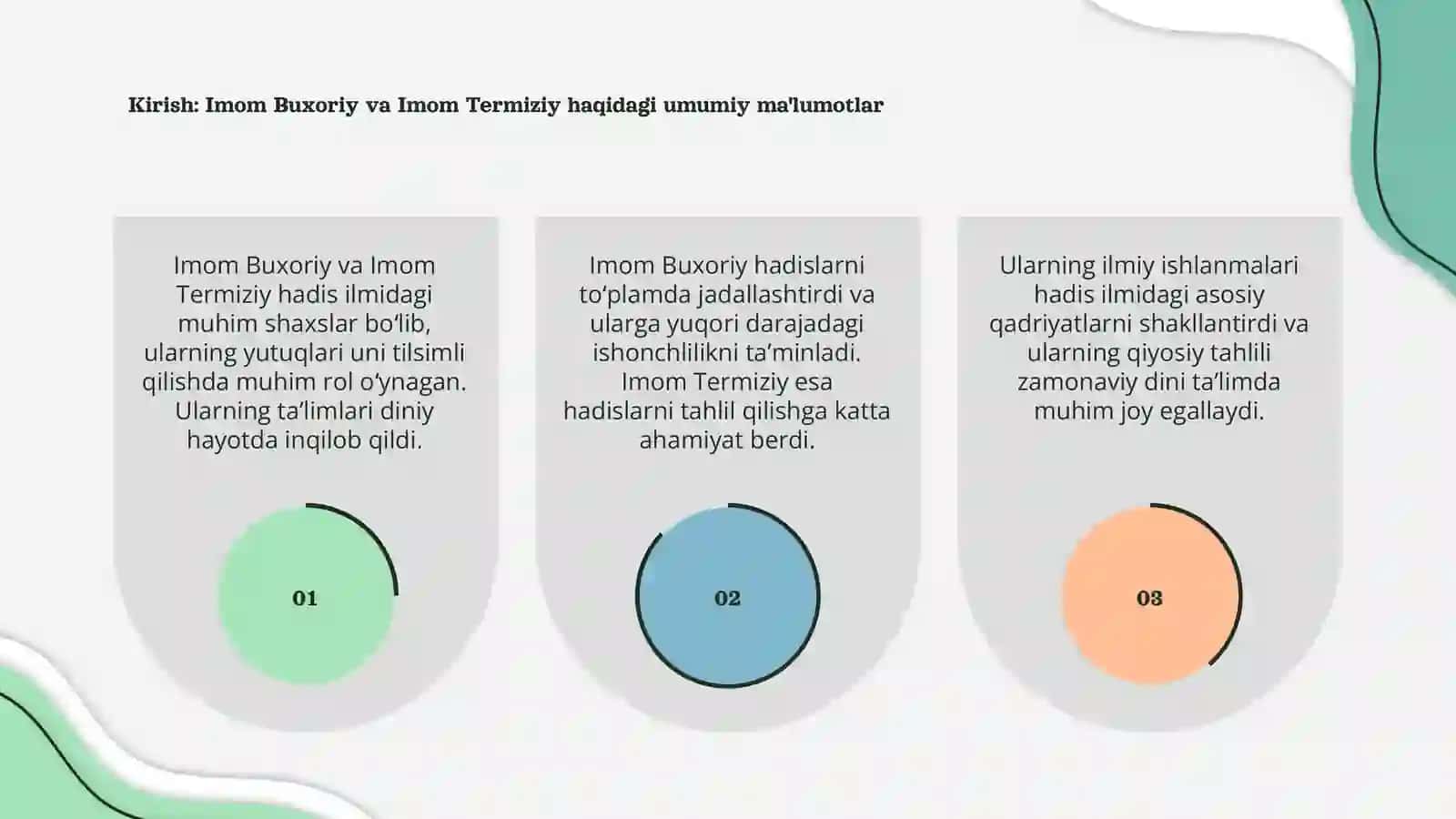 Imom Buxoriy va Imom Termiziyning Hadis Ilmiga Qoʻshgan Hissalarini Qiyosiy Tahlili 3