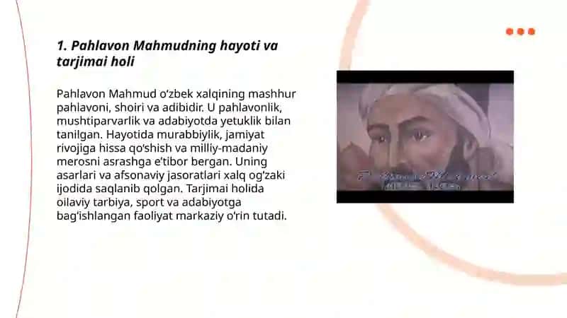Pahlavon Mahmudning hayoti va tarjimai holi 3