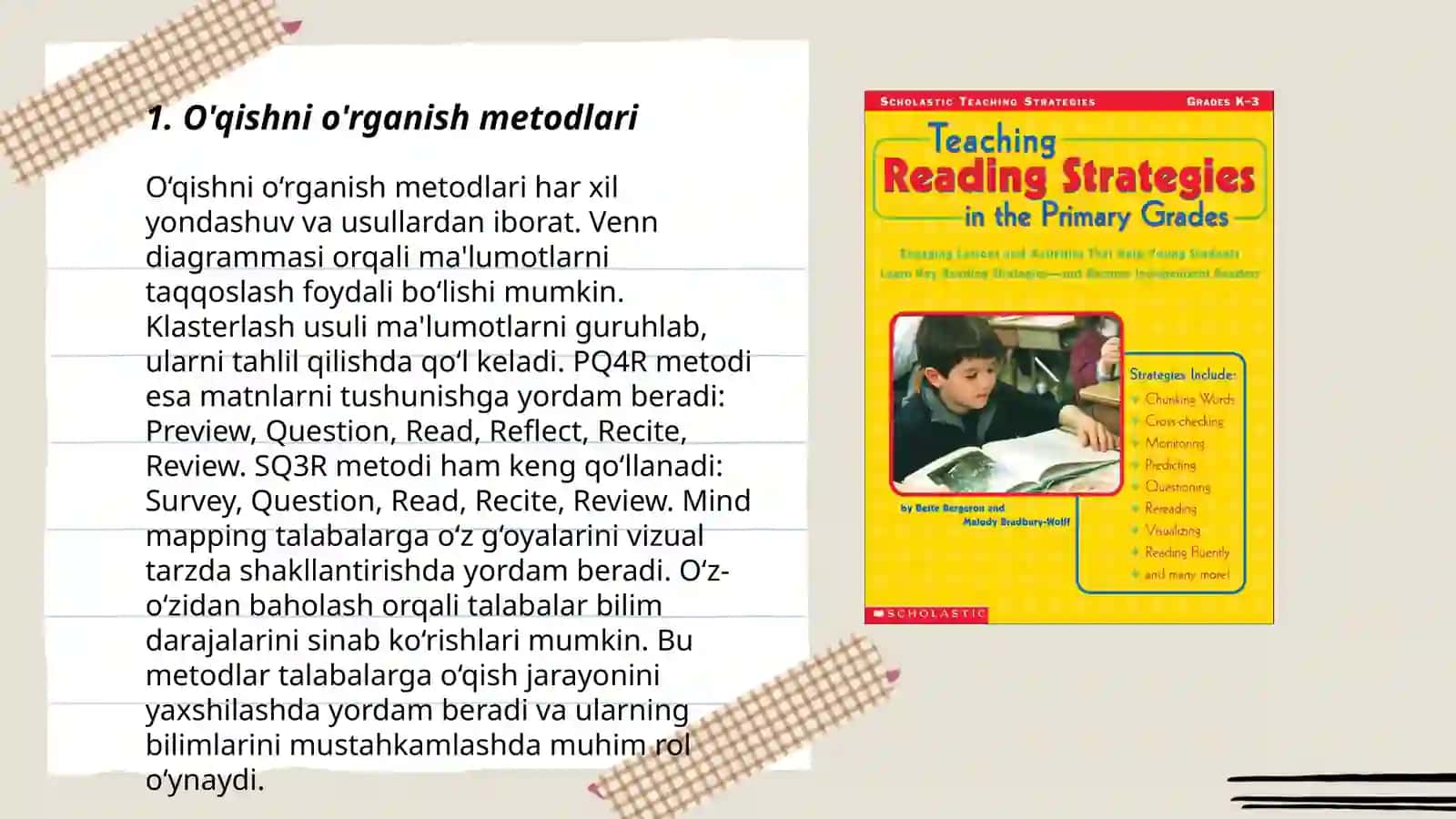 Teaching reading 3
