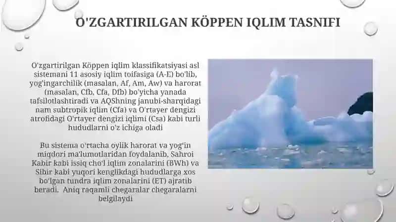Köppen iqlim tasnifi 3