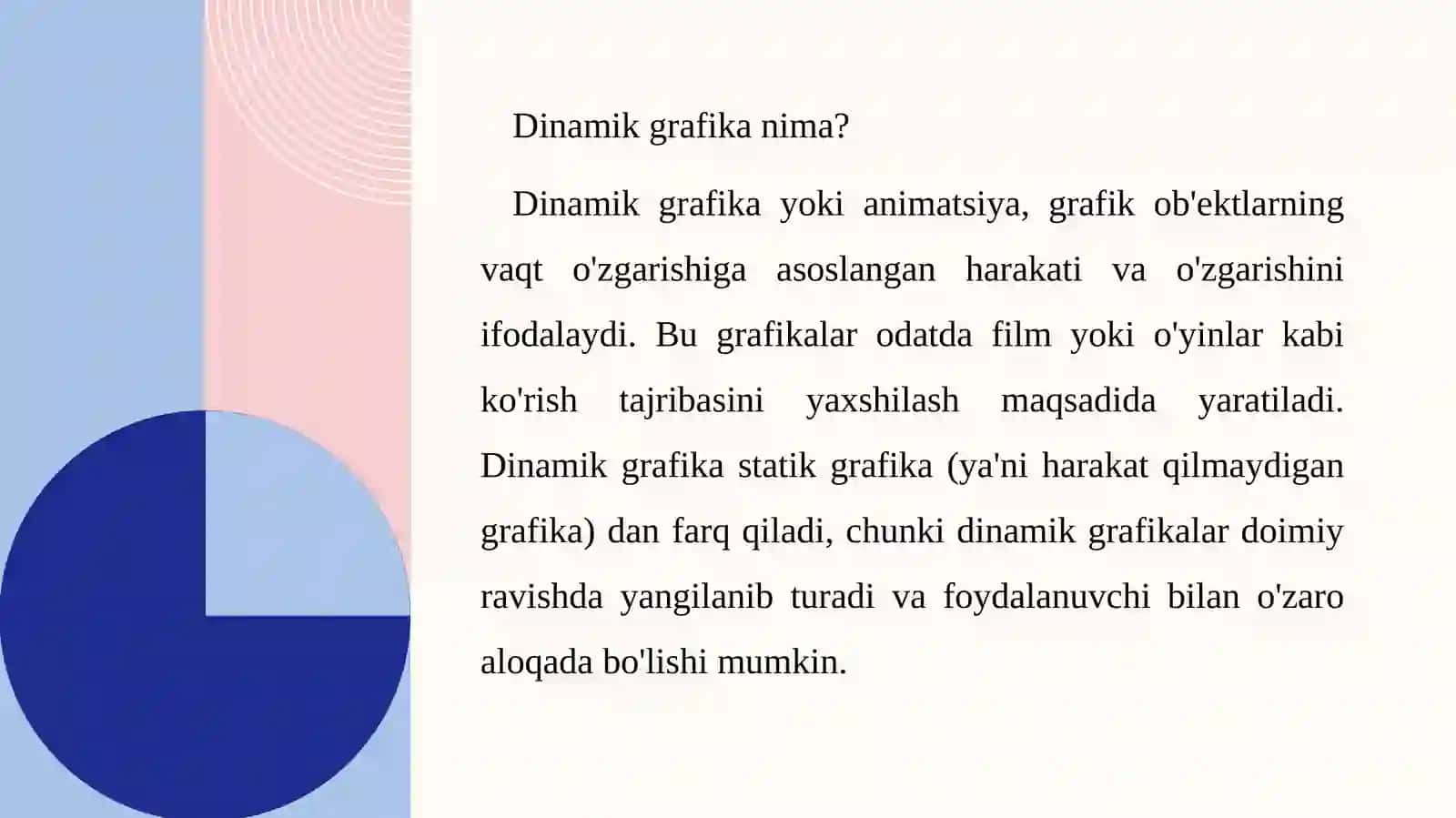 Dinamik grafika 3