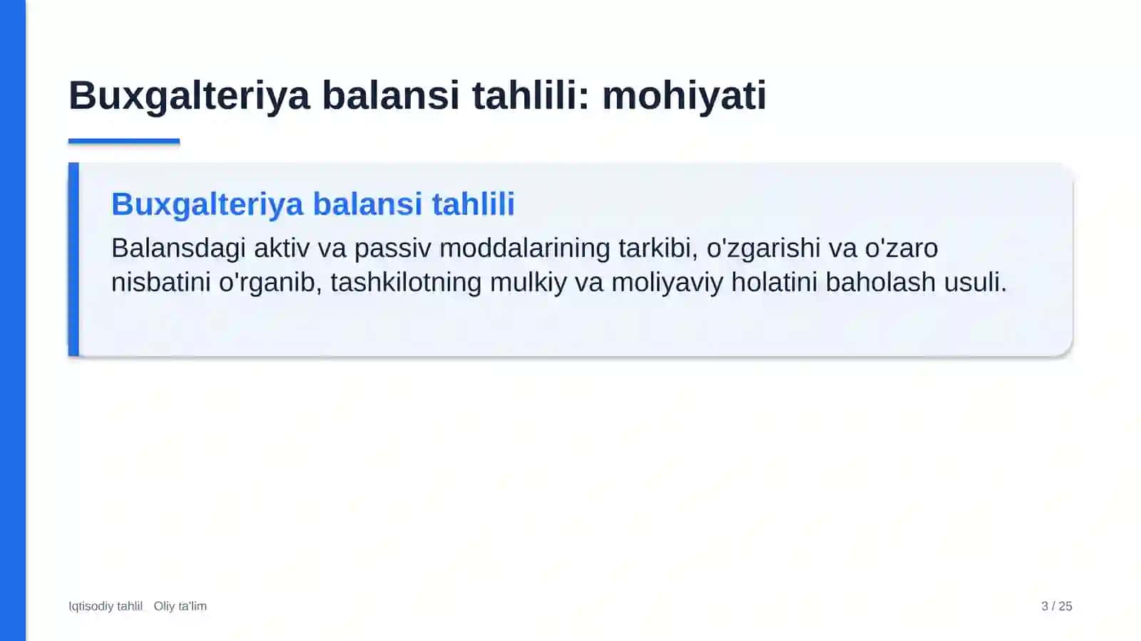 suyultirilgan gaz ishlab chiqarishda buxgalteriya balansi tahlili 2306 3