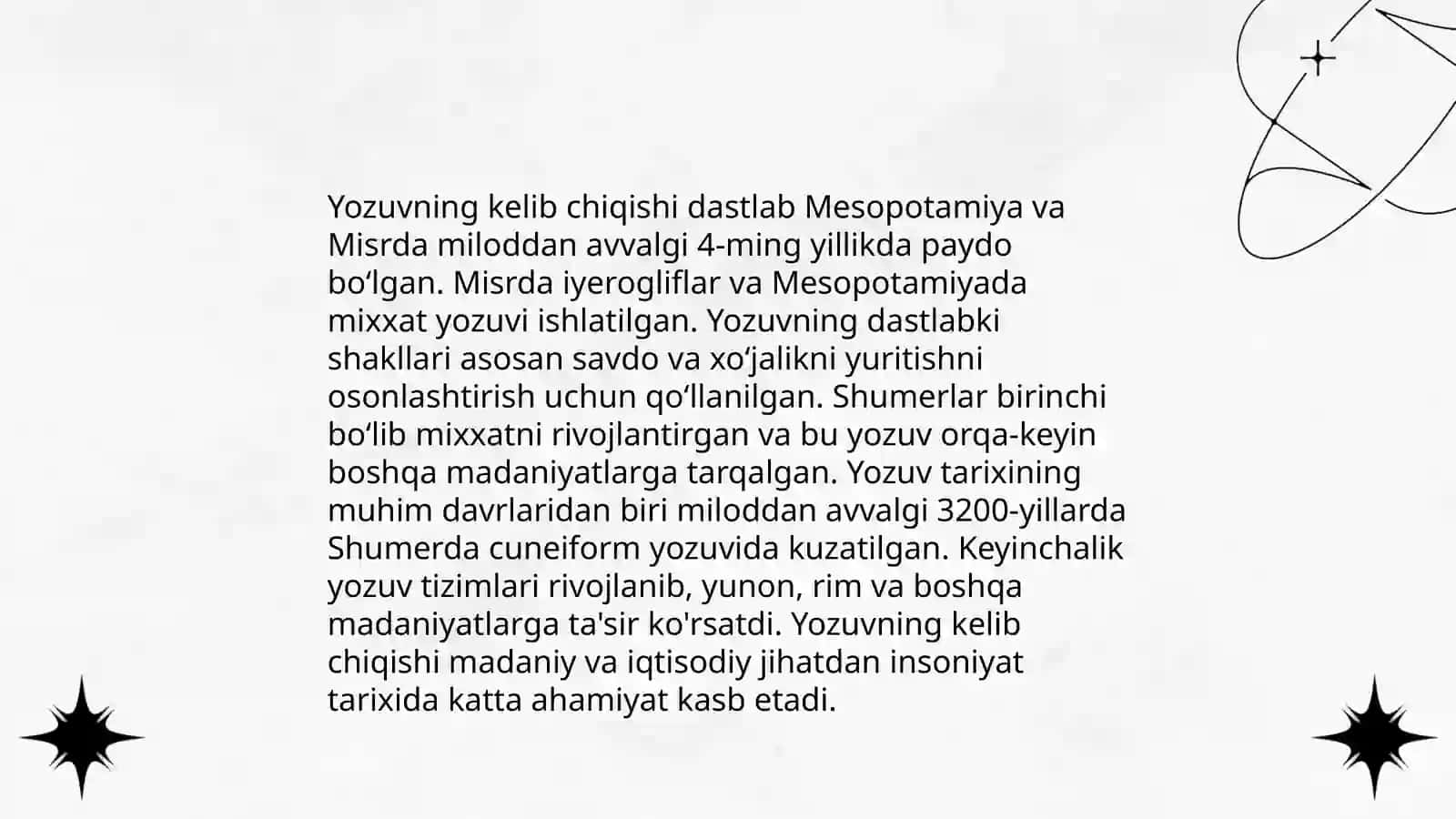 Yozuv va uning tarixi 3