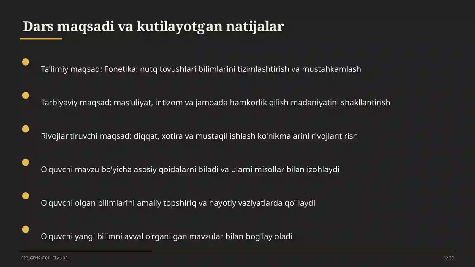 Fonetika: nutq tovushlari (5-sinf) 3