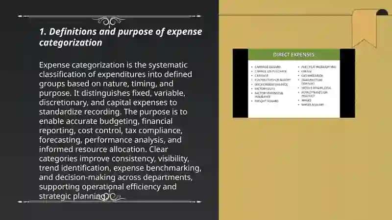 Expense categorization 3