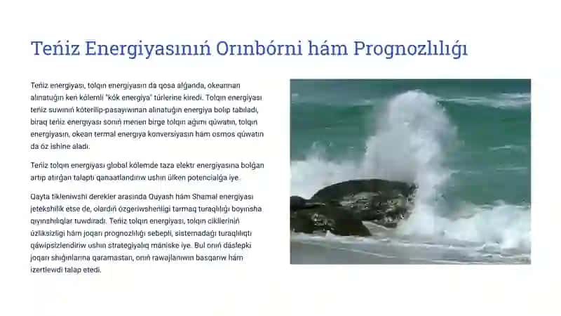 Global Energetika Transiciyasınıń Strategiyalıq Analizi 3