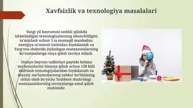 Maktabgacha ta'limda Yangiyil bayramini tashkil etish va munosib o'tkazish texnologiyasi 3