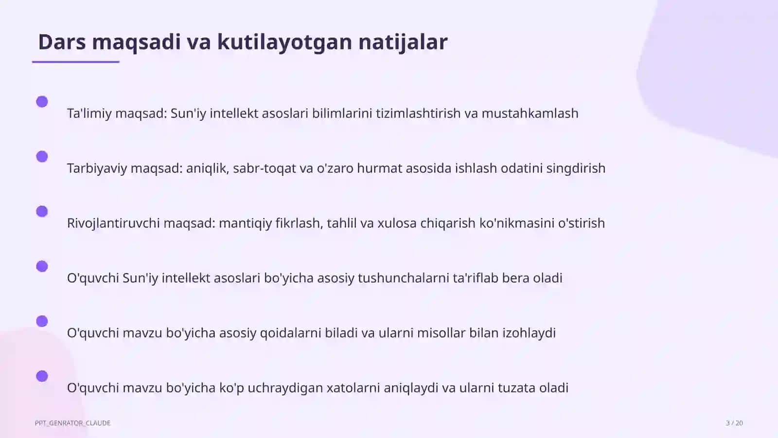 Sun'iy intellekt asoslari (10-sinf) 3