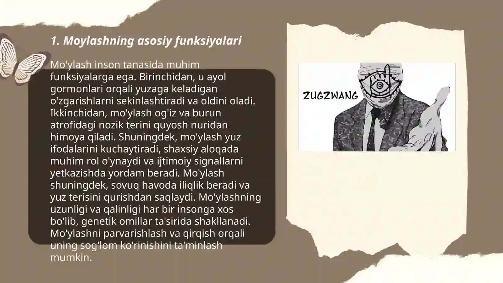 Mo'ylashning asosiy funksiyalari 3
