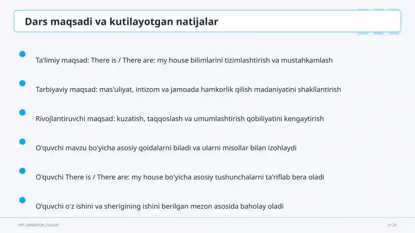 Ingliz tili (1–11) — o'quvchilar uchun 3
