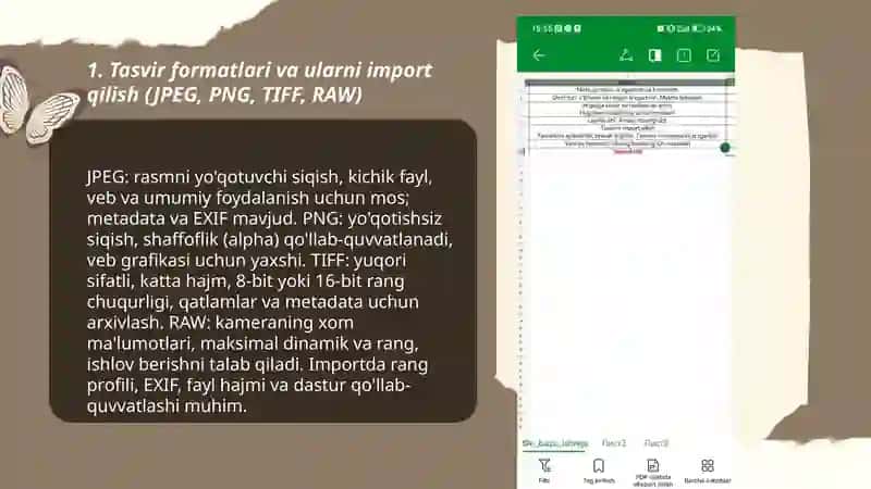 Tasvirni import qilish 3
