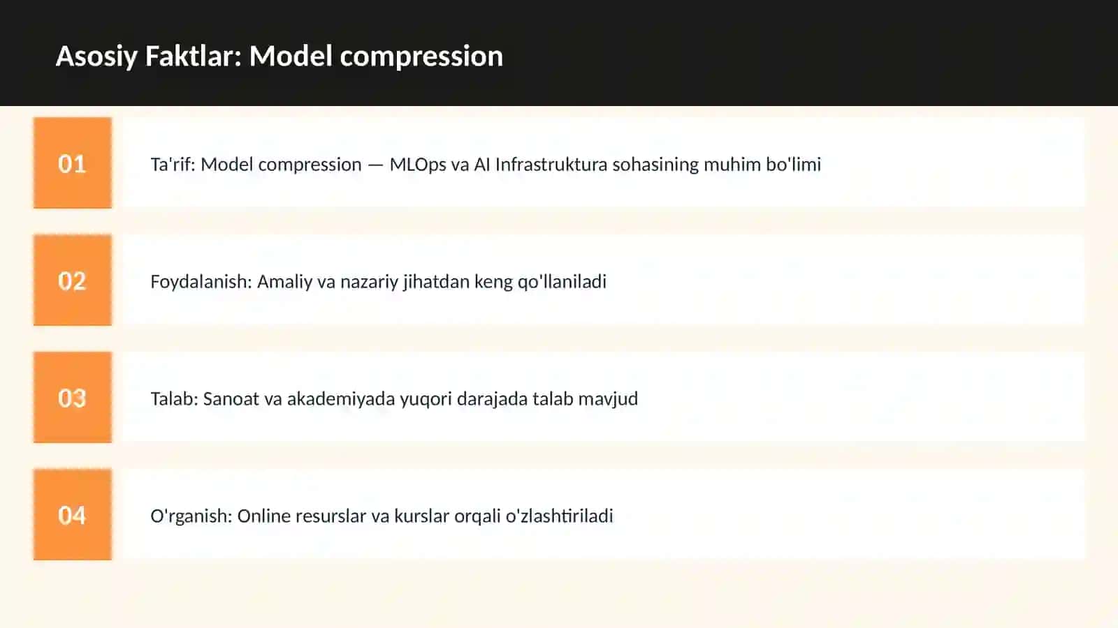 Model compression 3