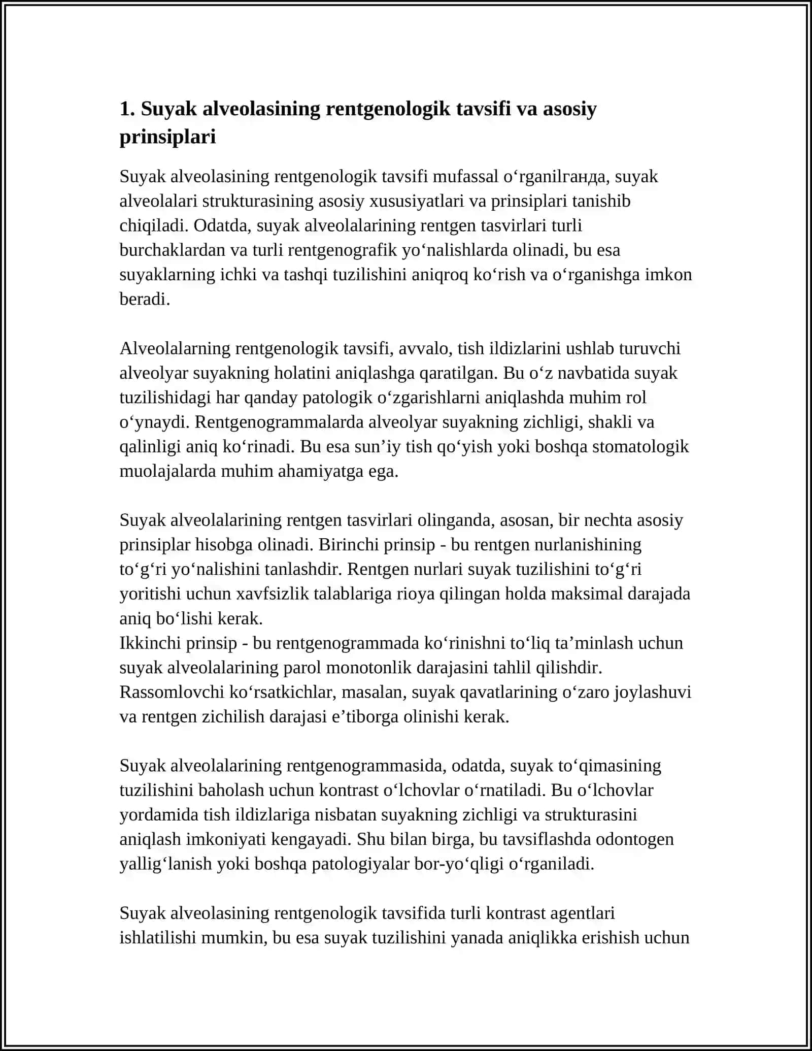 NORMADAGI SUYAK ALVEOLASINI RENTGEN TAVSIFI 3