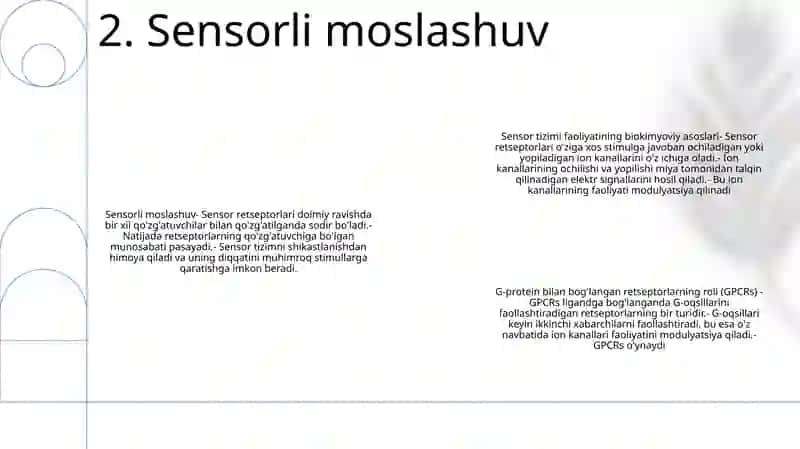 Sensor Tizimlar Faoliyatining Biokimyoviy Asoslari 3