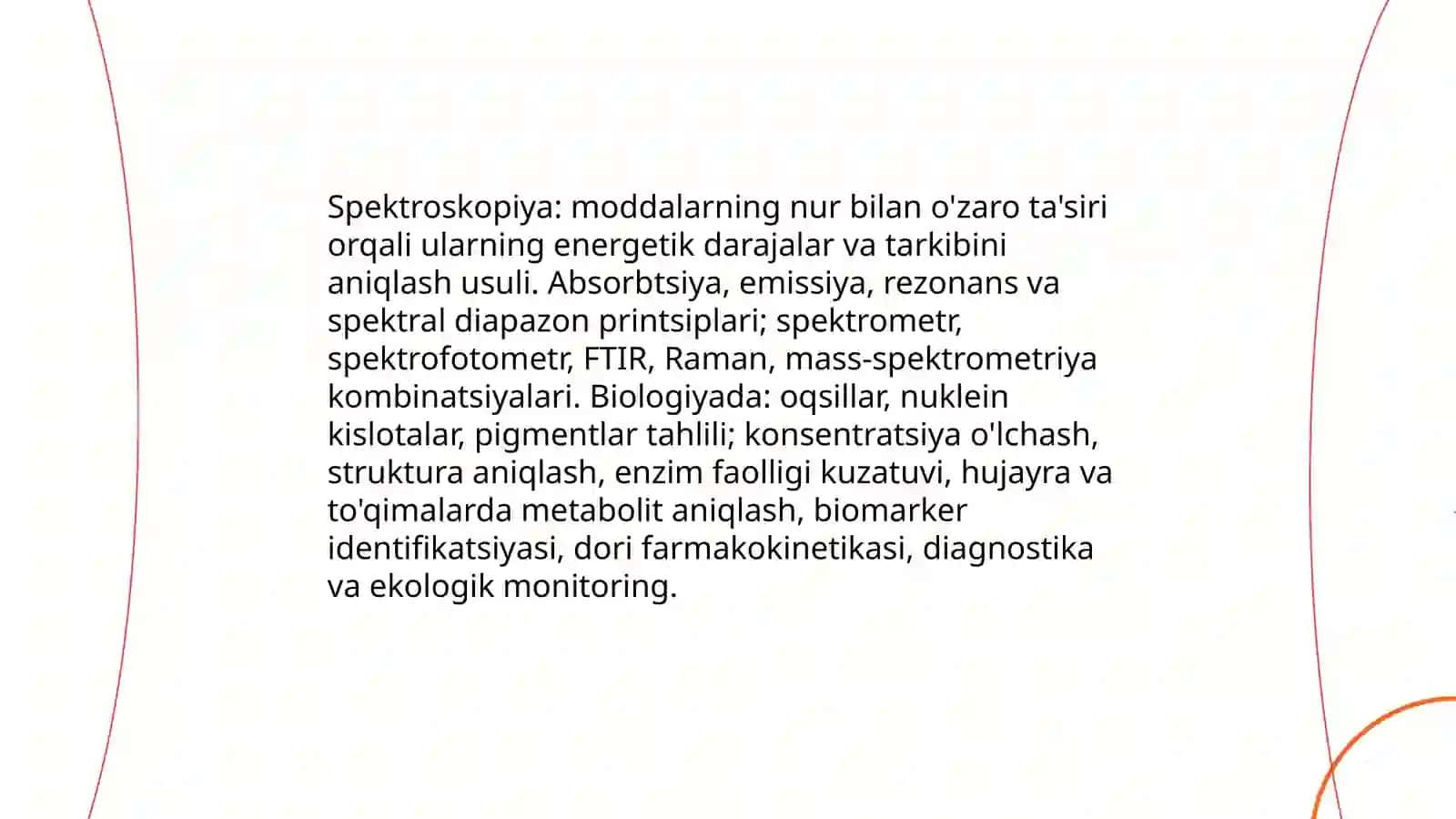 Biologiyada spektraskopik tahlil usullari 3